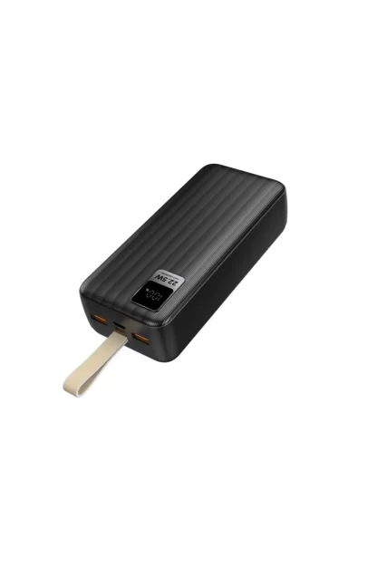 Dexim K54 40.000 Mah 22.5w Usb Ve Type-c Çıkışlı Led Ekranlı Pd Askılı Powerbank Siyah - Dca0053 - Görsel 5