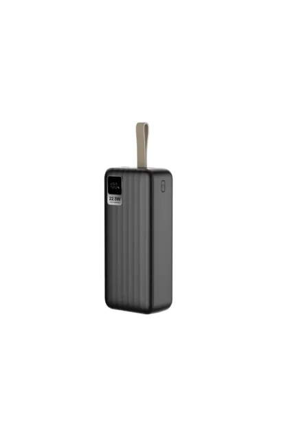 Dexim K54 40.000 Mah 22.5w Usb Ve Type-c Çıkışlı Led Ekranlı Pd Askılı Powerbank Siyah - Dca0053 - Görsel 3