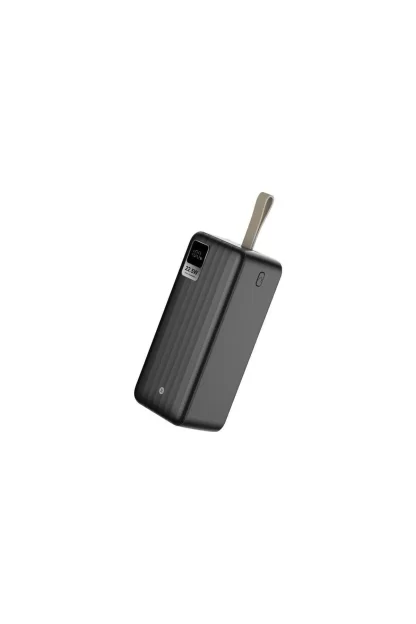 Dexim K54 40.000 Mah 22.5w Usb Ve Type-c Çıkışlı Led Ekranlı Pd Askılı Powerbank Siyah - Dca0053 - Görsel 2