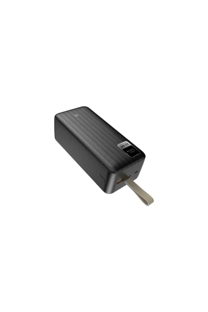 Dexim K54 40.000 Mah 22.5w Usb Ve Type-c Çıkışlı Led Ekranlı Pd Askılı Powerbank Siyah - Dca0053
